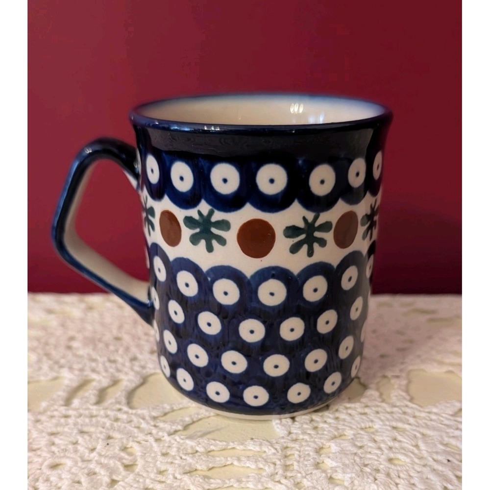 Polish Pottery Coffee/Tea Cup Handmade